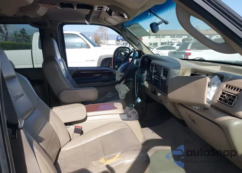 2005 Ford Excursion Limited из США, поврежденный, VIN 1FMSU43P85EA23061